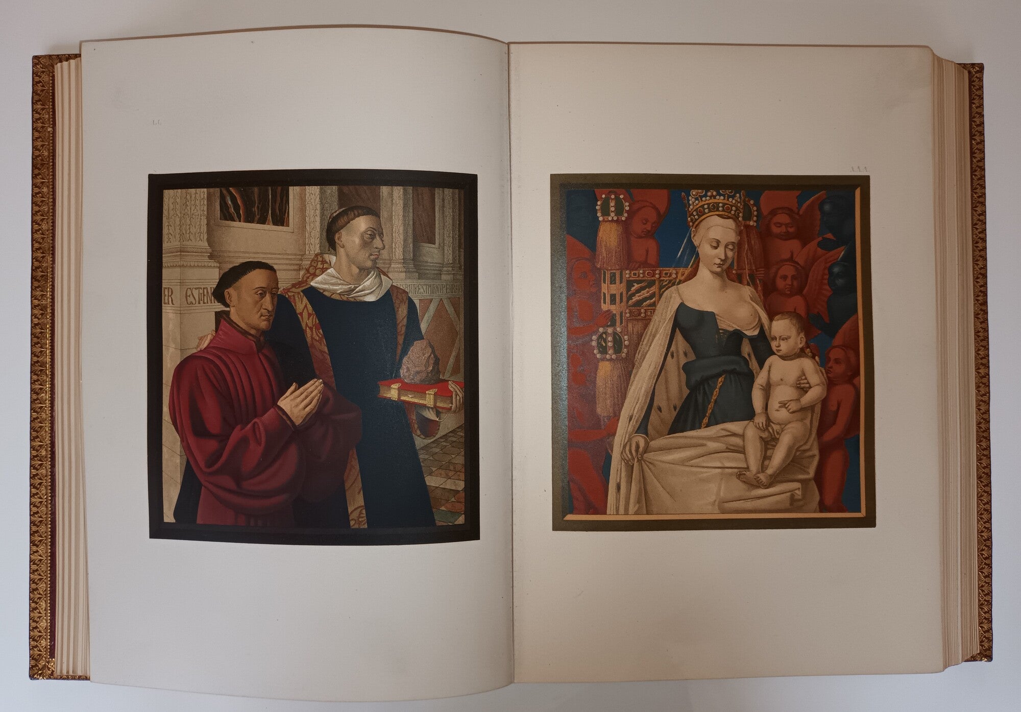 Œuvre de Jehan Foucquet. Heures de Maistre Etienne Chevalier.1866-1867.