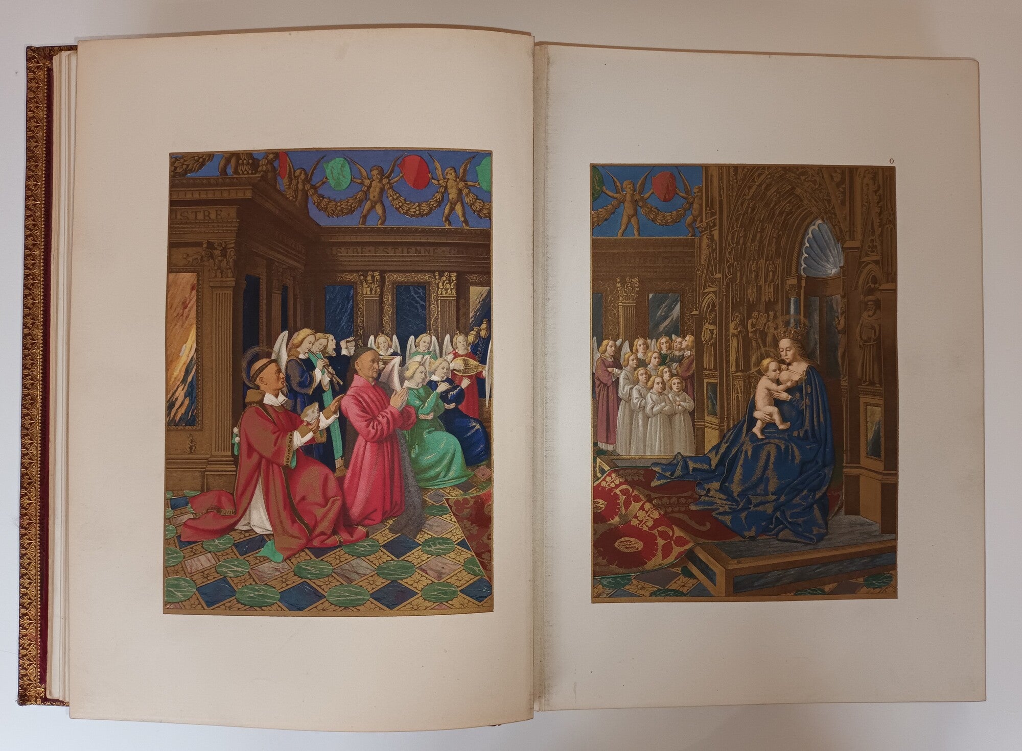 Œuvre de Jehan Foucquet. Heures de Maistre Etienne Chevalier.1866-1867.