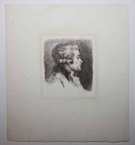 Portrait de C. Aubourg, éditeur d'estampes. 