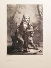 Charger l&#39;image dans la galerie, L&#39;enfant au chien. Le fils du maréchal Gouvion  St Cyr. 1822.
