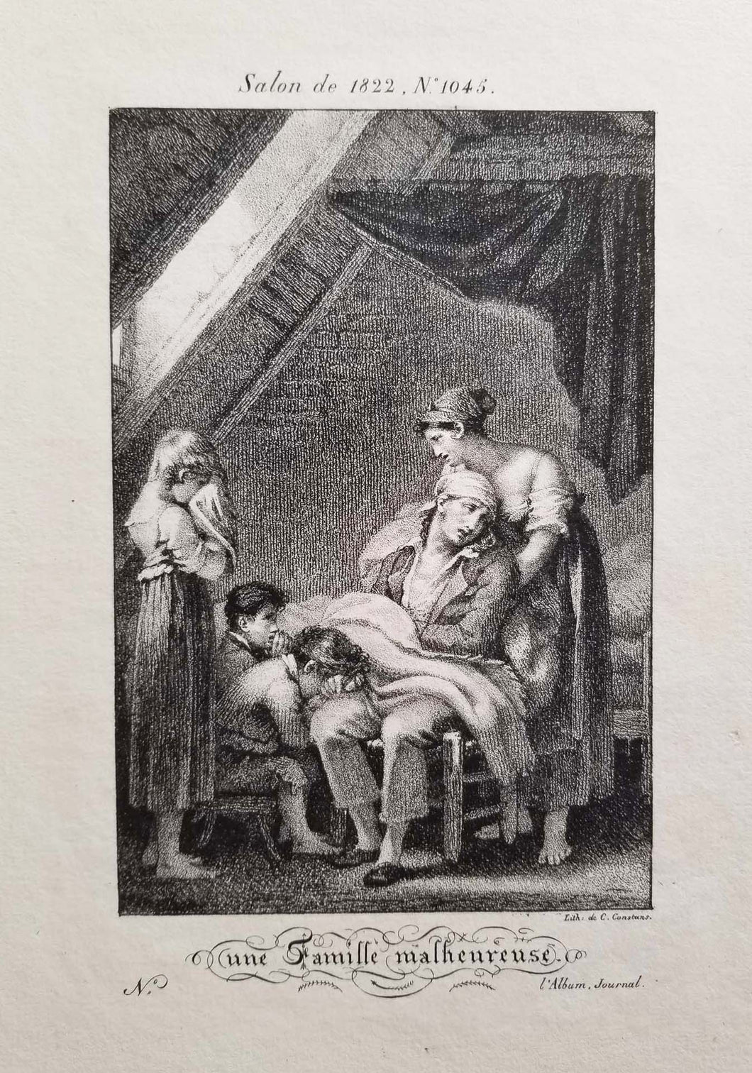 Une famille malheureuse. 1822.