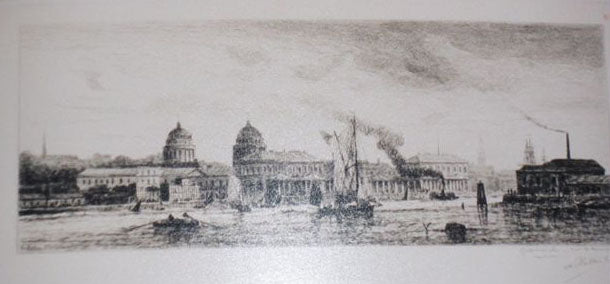 Greenwich, sur la Tamise.  1873.