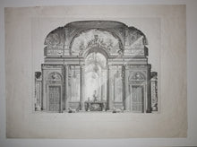 Charger l&#39;image dans la galerie, Plan du grand Salon, rectangulaire [Le grand Salon du Palazzo Serra, anciennement « Spinola », Gênes] 1777.
