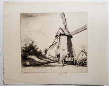 Charger l&#39;image dans la galerie, L&#39;Approche du moulin.  1930.
