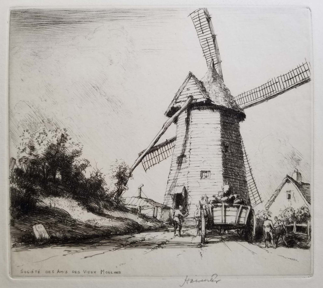 L'Approche du moulin.  1930.