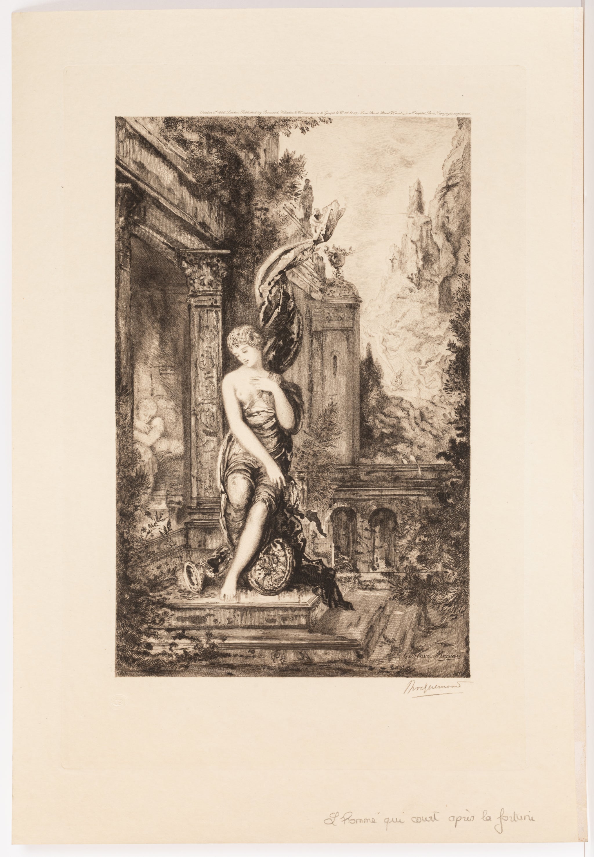 Les six Fables de Jean de la Fontaine.  1886.