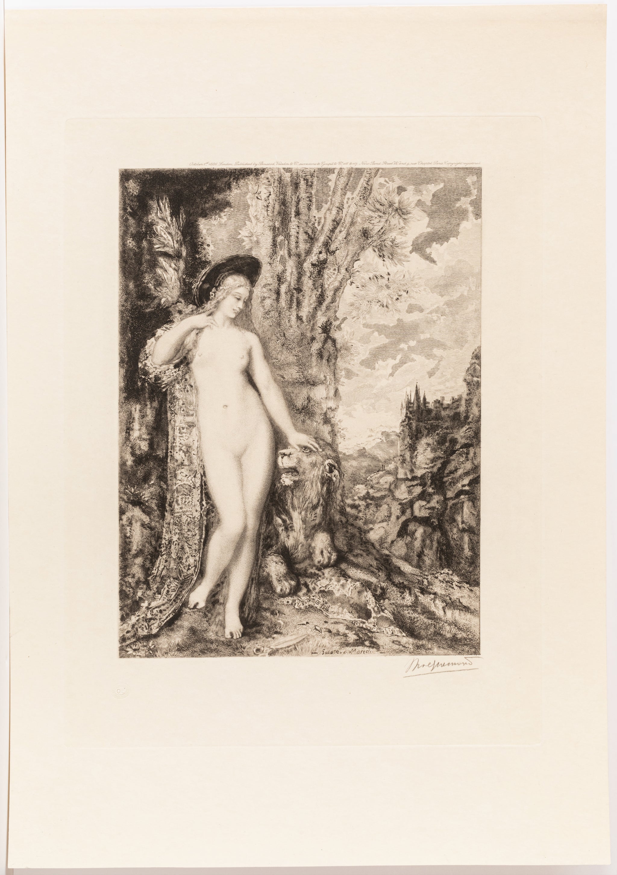 Les six Fables de Jean de la Fontaine.  1886.