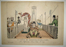 Charger l&#39;image dans la galerie, Caricature: La course des montagnes Russes à Paris. c.
