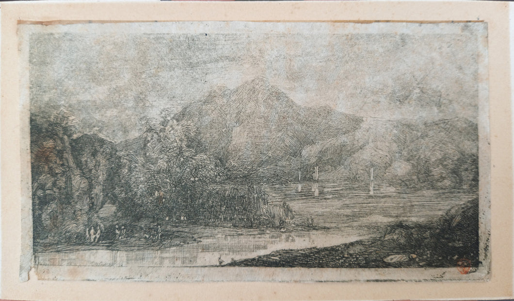 Le Lac aux montagnes. Vers 1849-1850.