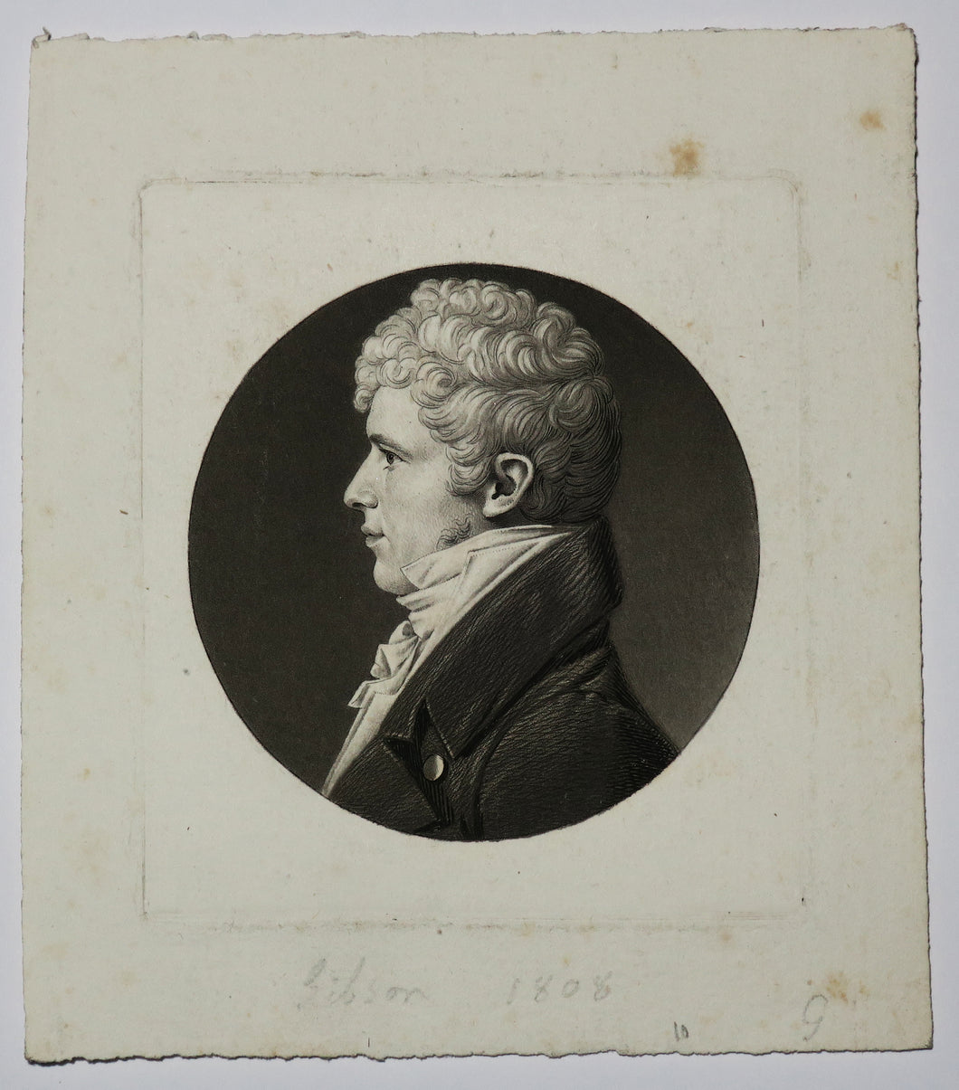 Portrait de Patrick GIBSON. 1808.