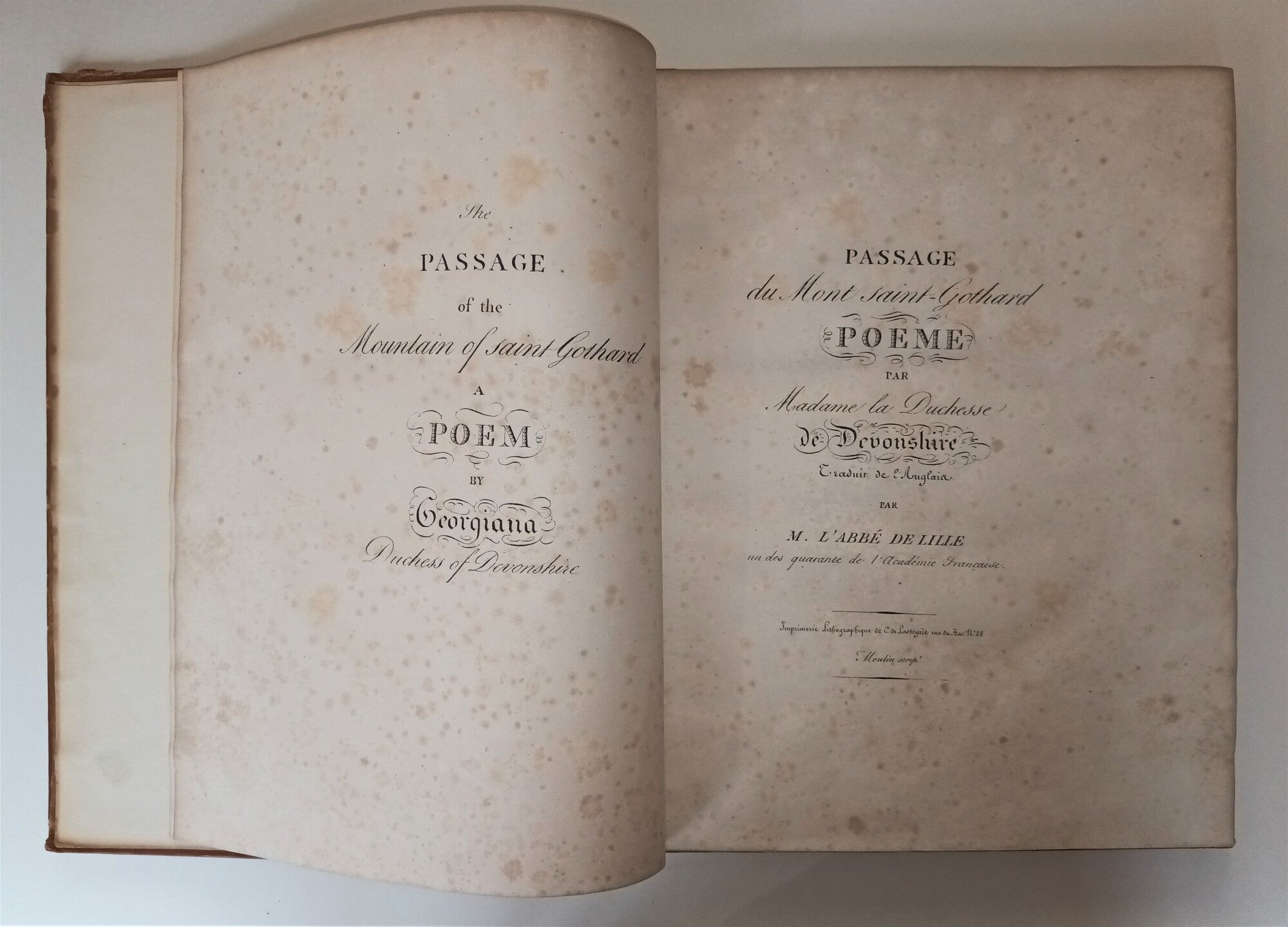 Passage du mont Saint Gothard.