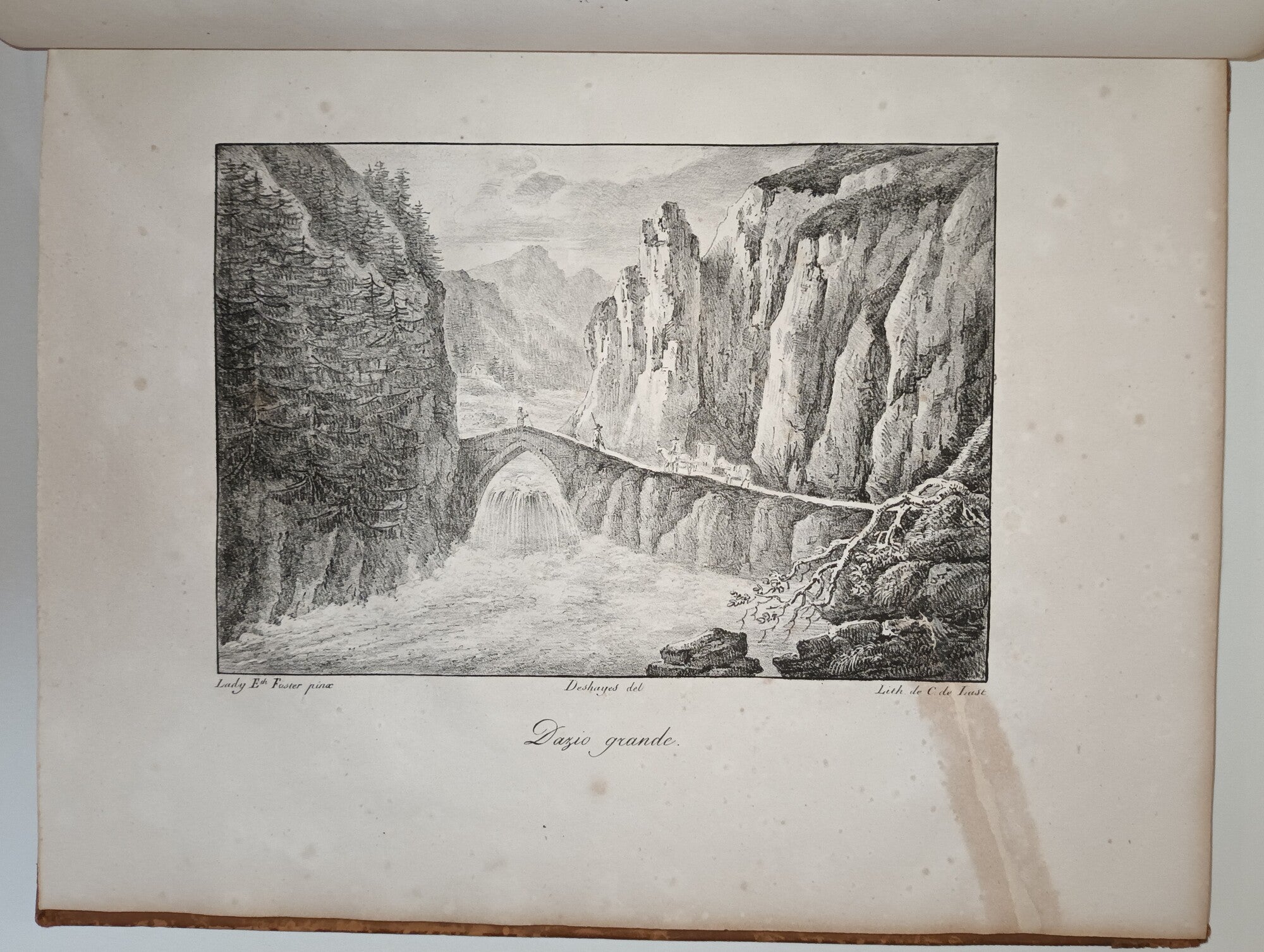 Passage du mont Saint Gothard.