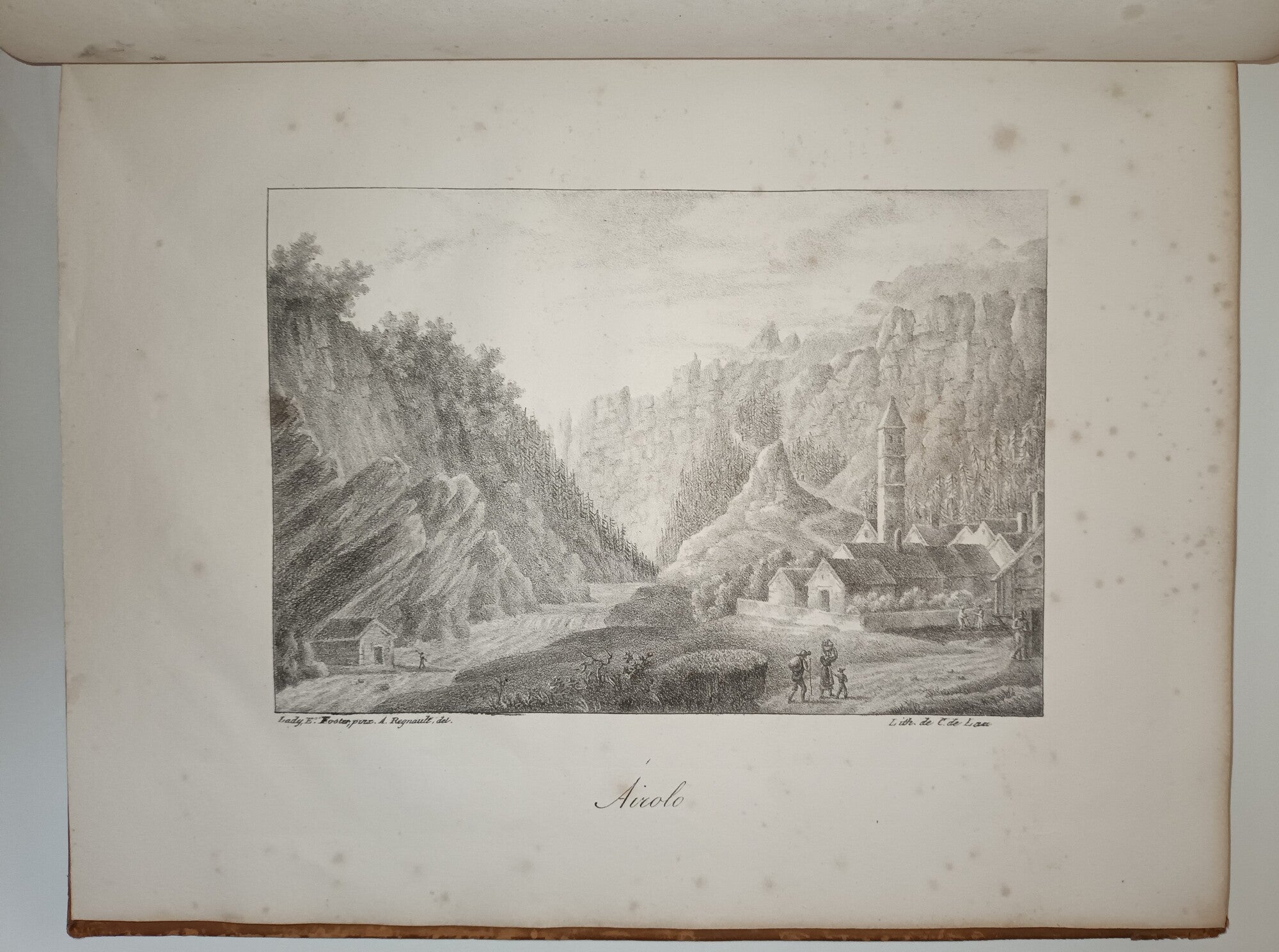 Passage du mont Saint Gothard.