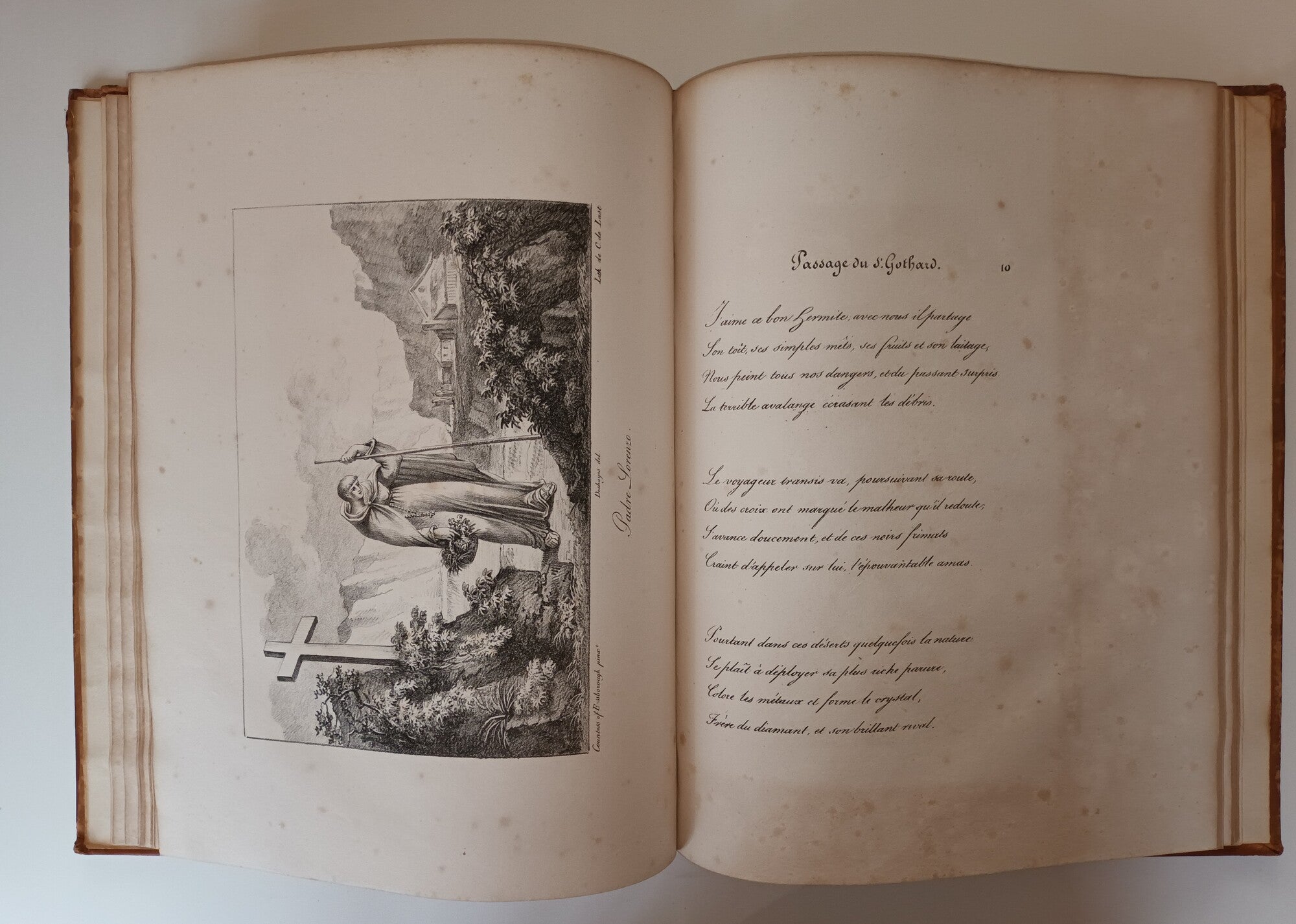 Passage du mont Saint Gothard.