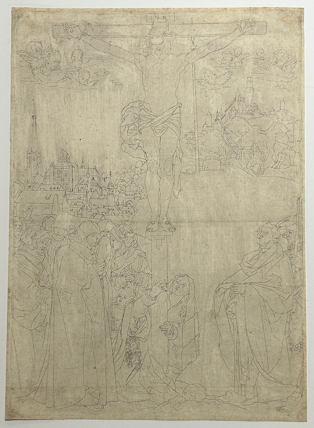 La grande crucifixion, 2e planche. Vers 1558-1564.