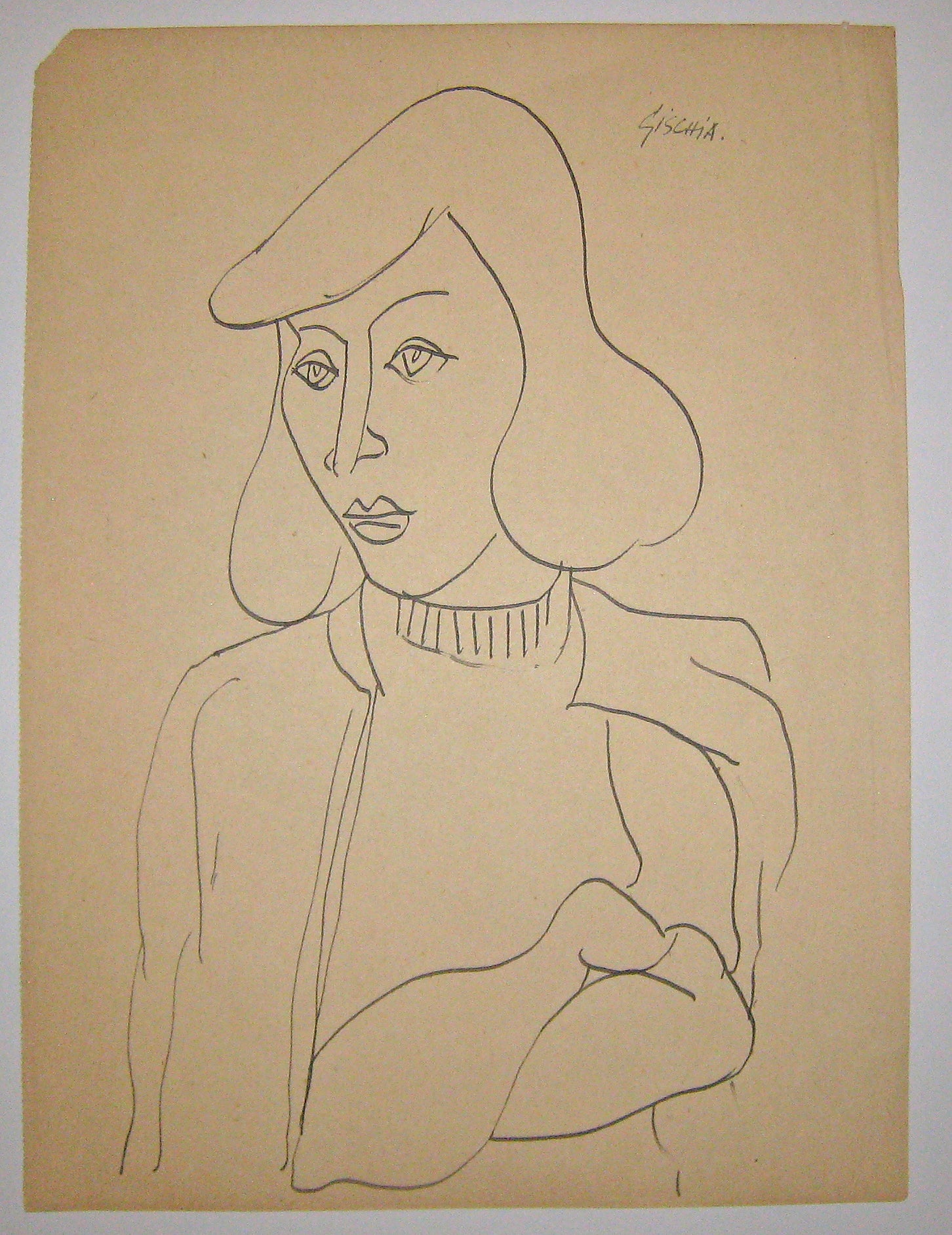 [Buste de jeune femme]. 