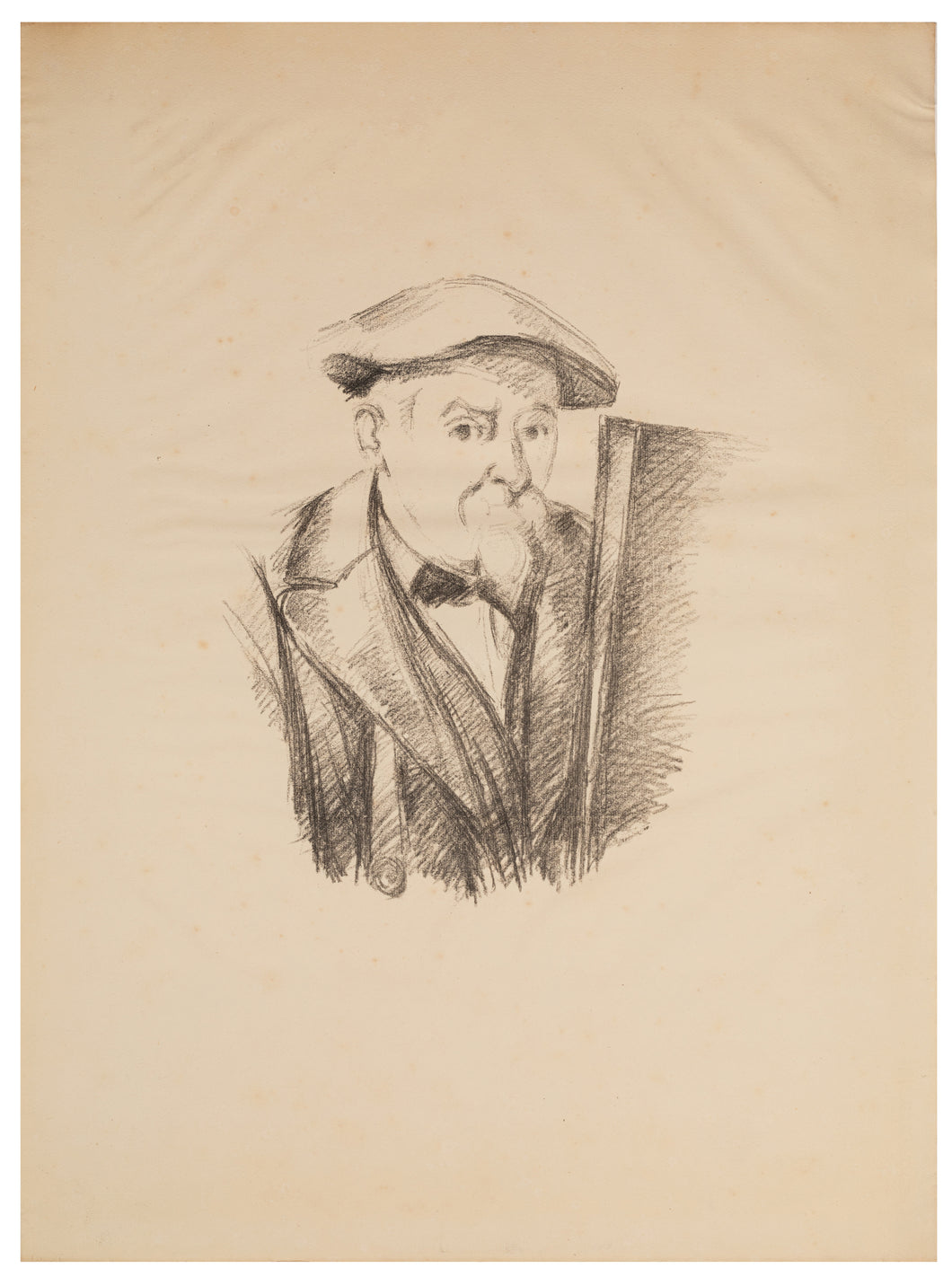 Portrait de Cézanne par lui-même. 1896-1897.