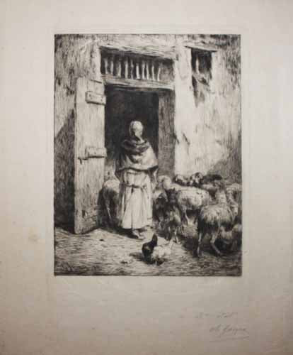 [Rentrée du troupeau]. 