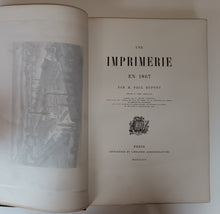 Charger l&#39;image dans la galerie, Une imprimerie en 1867. 1867.
