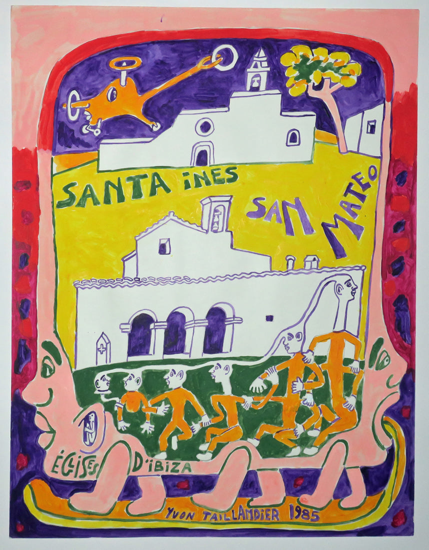 Eglises d'Ibiza (Santa Ines & San Mateo). 