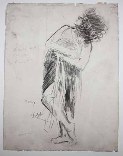 [Jeune femme drapée]. 