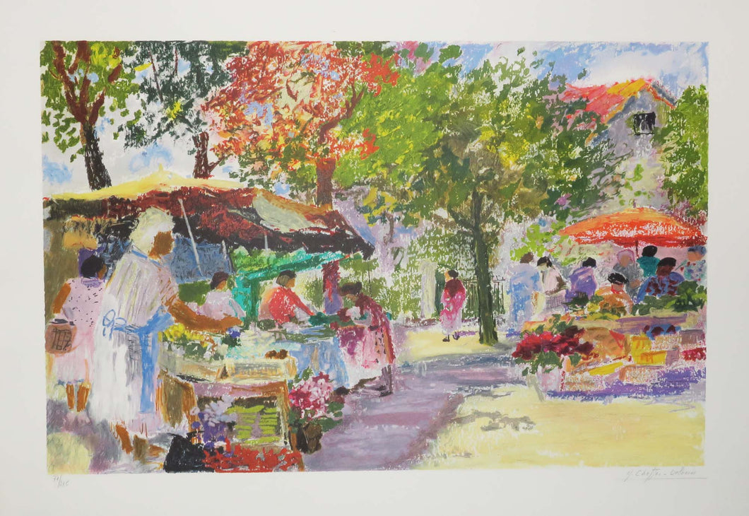 Marché place des Carmes.
