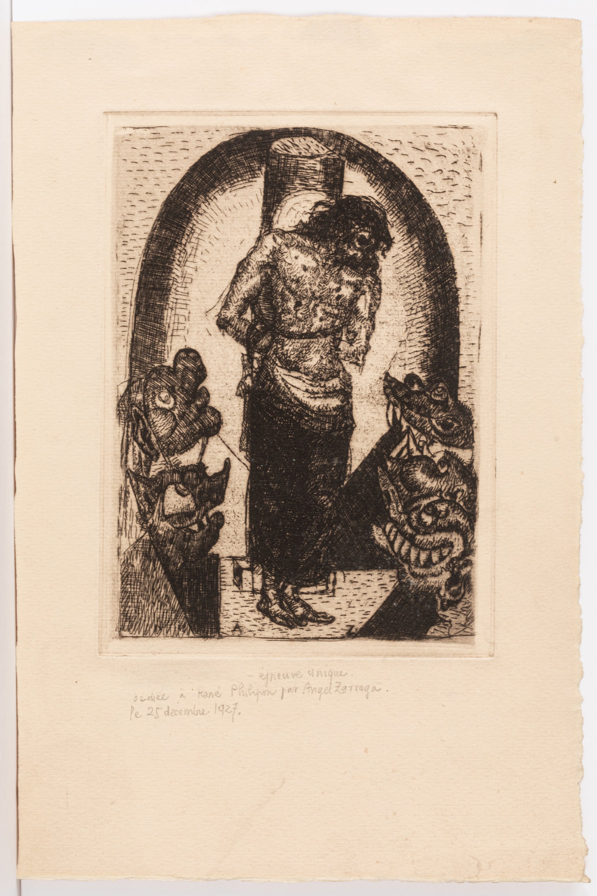 [Allégorie du Christ crucifié].