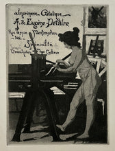 Charger l&#39;image dans la galerie, [Rare album de cartes-adresses de l&#39;imprimerie Delâtre].
