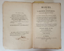 Charger l&#39;image dans la galerie, Manuel de l’amateur d’estampes.1821
