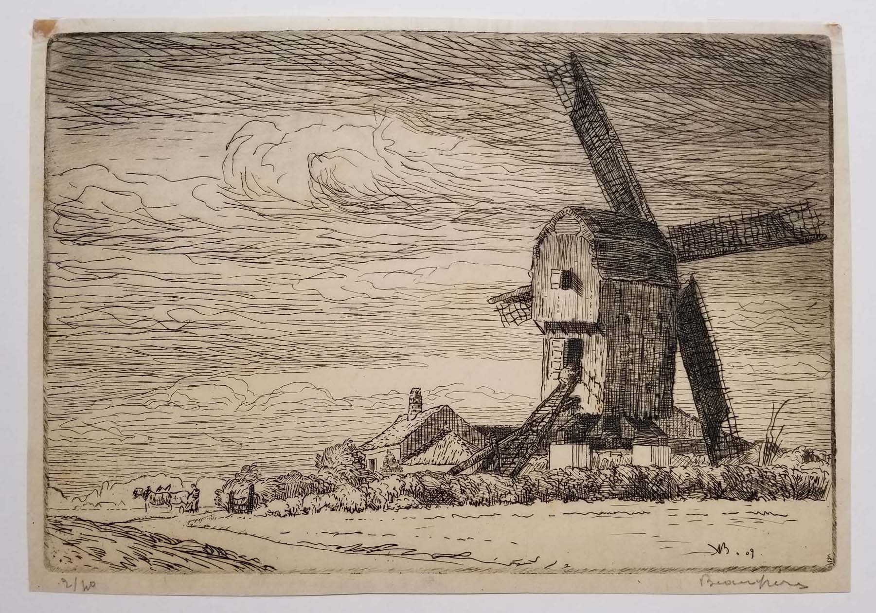 Moulin à Mortagne-du-Nord. 1909.
