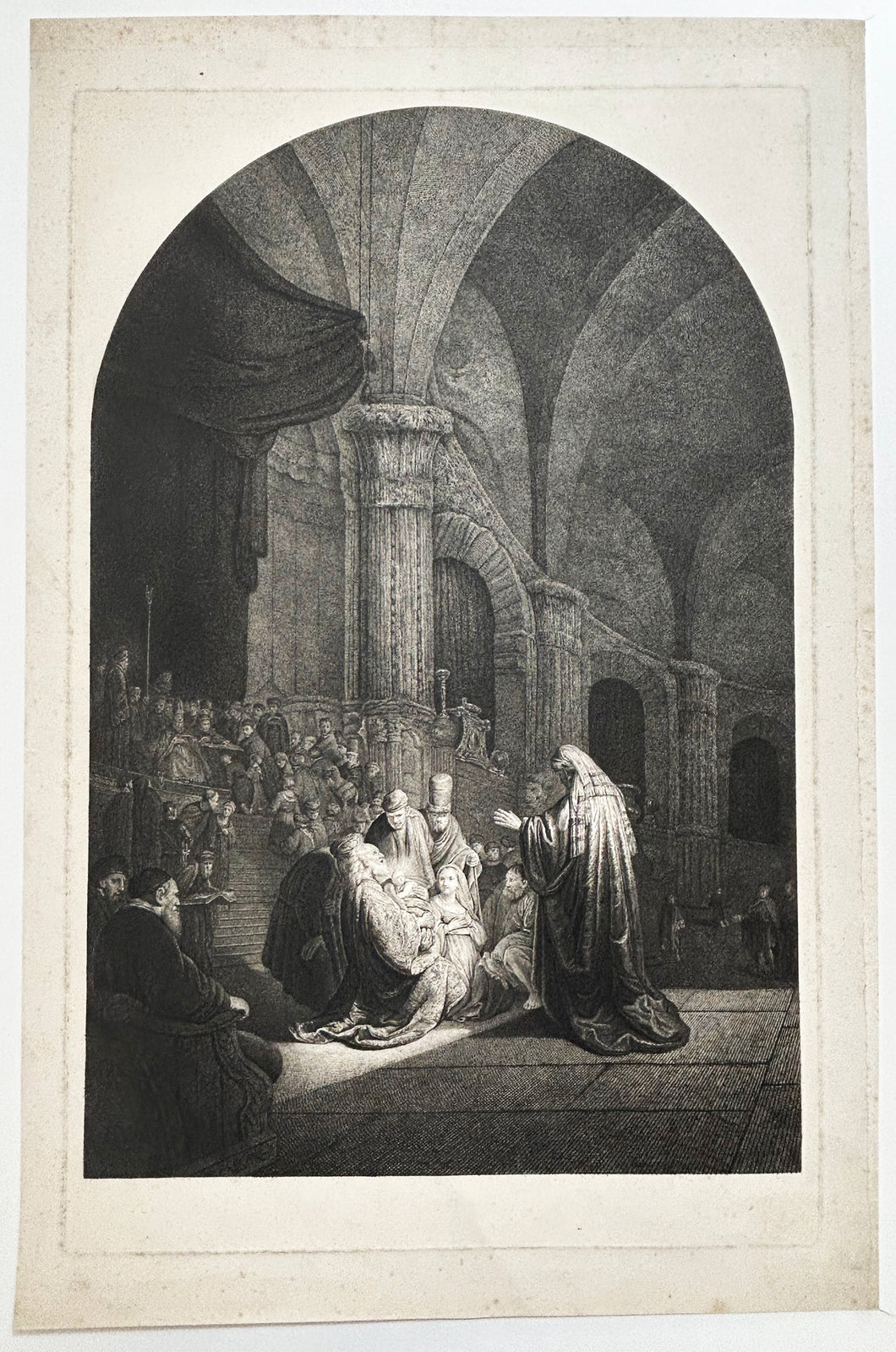 La présentation de Jésus au Temple. 1817.