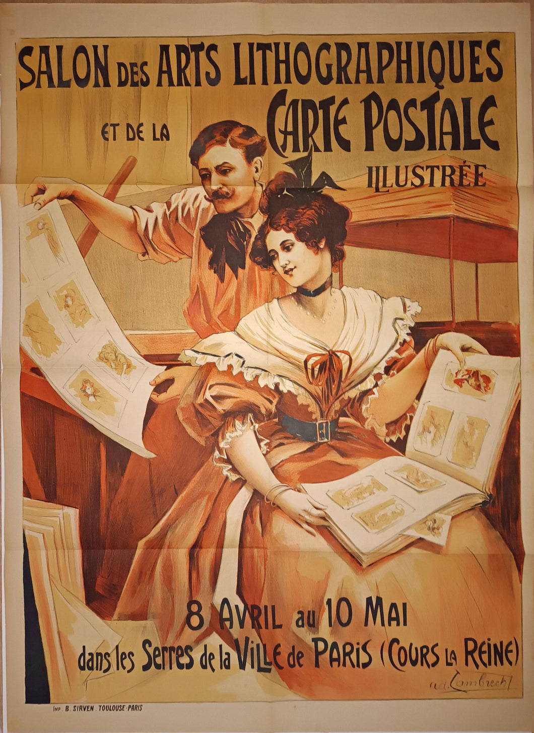 Salon des arts lithographiques et de la carte postale illustrée. 1904.