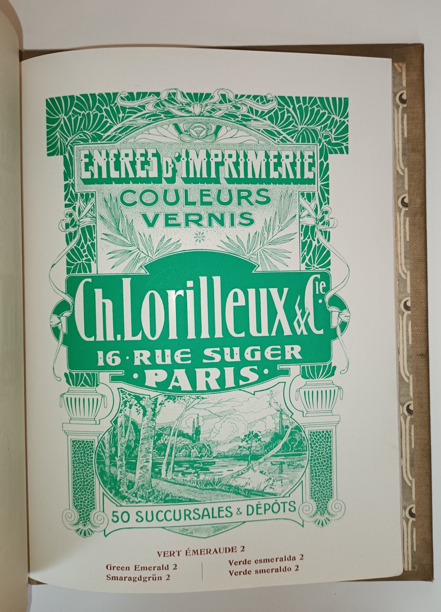 Couleurs de Ch. Lorilleux & Cie - Typographie & Lithographies.