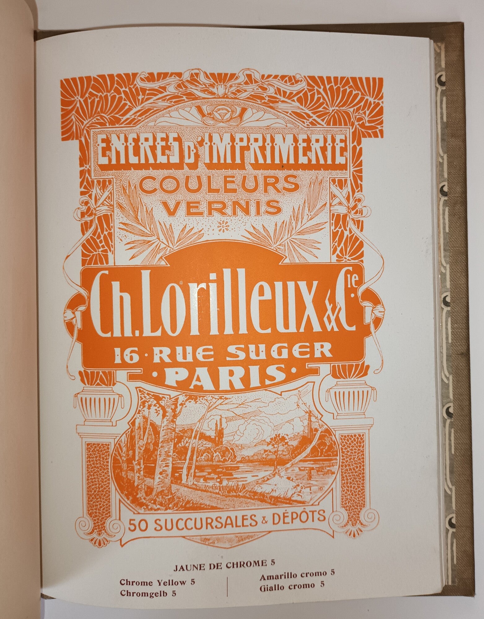 Couleurs de Ch. Lorilleux & Cie - Typographie & Lithographies.