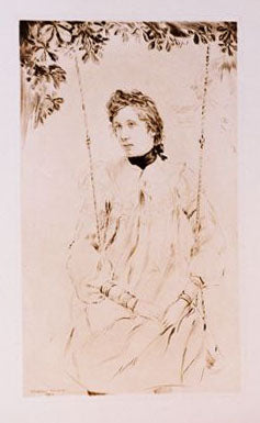 Jeune fille à la balançoire. 1903.