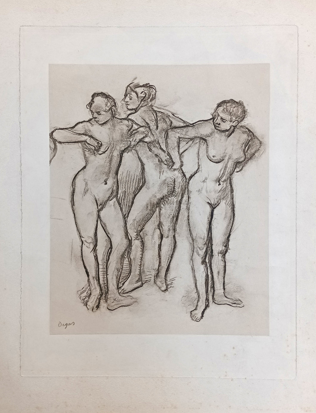 Trois danseuses. 1889.