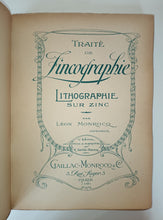 Charger l&#39;image dans la galerie, Traité de zincographie - Lithographie sur zinc. 1923.
