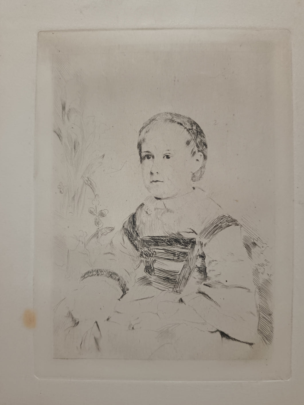 Mademoiselle Nathalie Wolkonska, 1ère planche. Vers 1860-1861.
