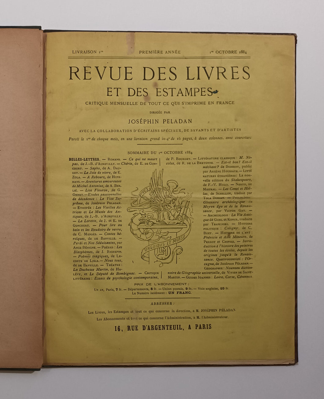 Revue des livres et des estampes. 1884-1885