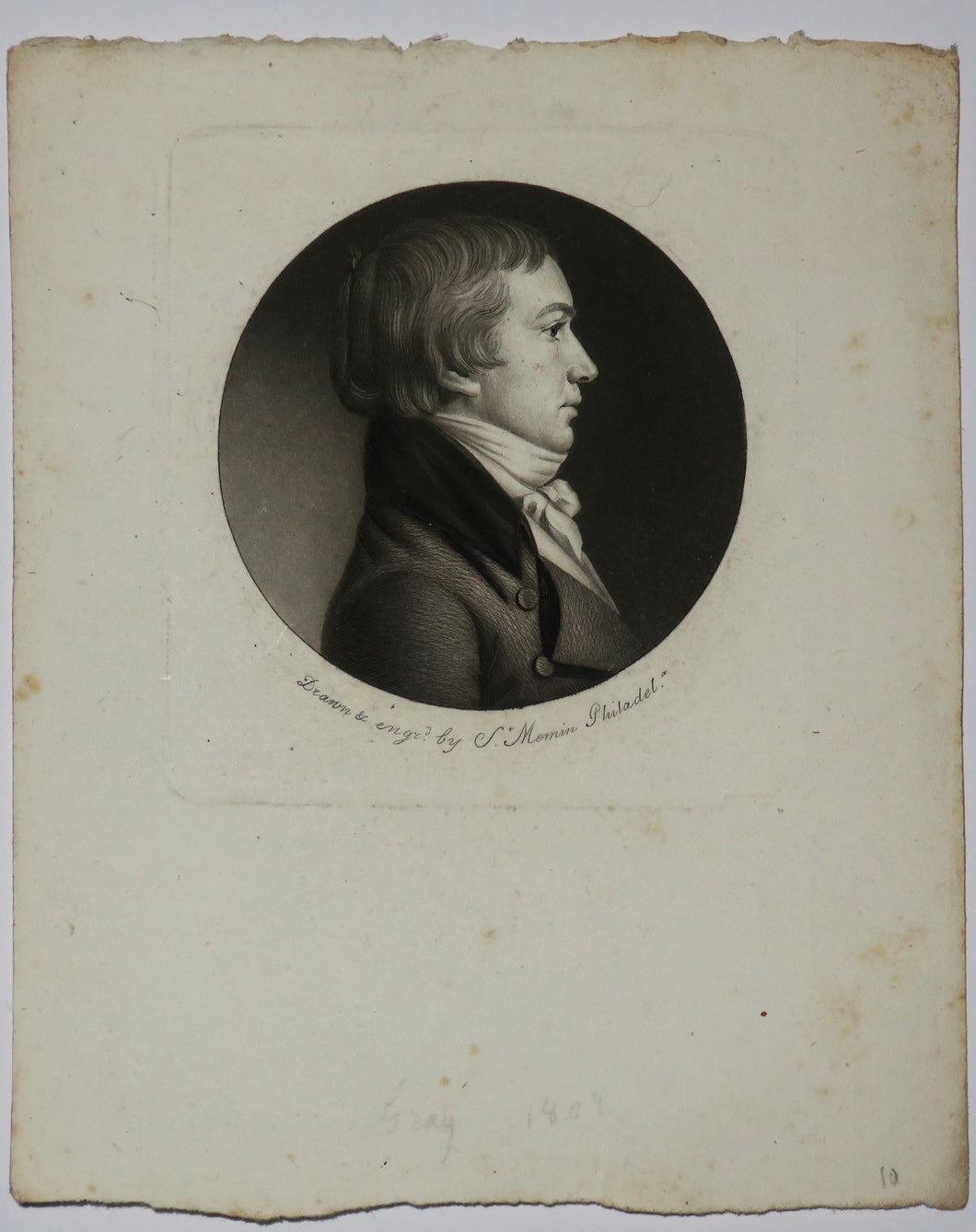 Portrait de GRAY. 1802.