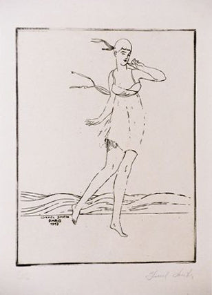 Jeune femme à la mer.  1913.