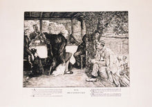 Charger l&#39;image dans la galerie, Histoire de l&#39;Enfant Prodigue. 1881. Le Départ, En Pays étranger, Le Retour et Le Veau gras. H335(500)xL450(620).
