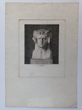 Charger l&#39;image dans la galerie, Buste de faune, ou Herme [sic]. Vers 1843.

