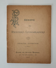 Charger l&#39;image dans la galerie, Société des peintres et lithographes - Première exposition. 1897.
