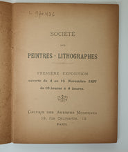 Charger l&#39;image dans la galerie, Société des peintres et lithographes - Première exposition. 1897.
