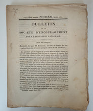 Charger l&#39;image dans la galerie, Bulletin de la société d’encouragement pour l’industrie nationale.1831.
