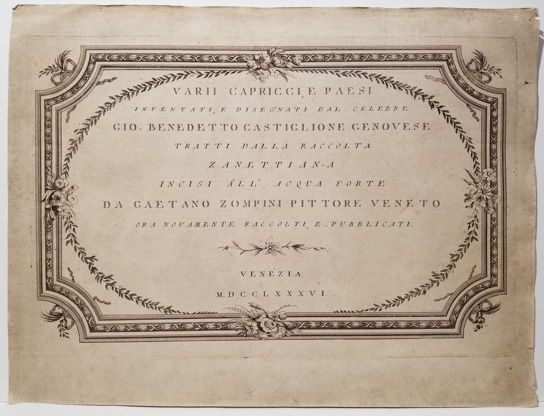 Varrii Capricci, e Paesi, 1786