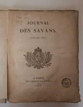 Charger l&#39;image dans la galerie, Le Journal des Savans (sic).1817.
