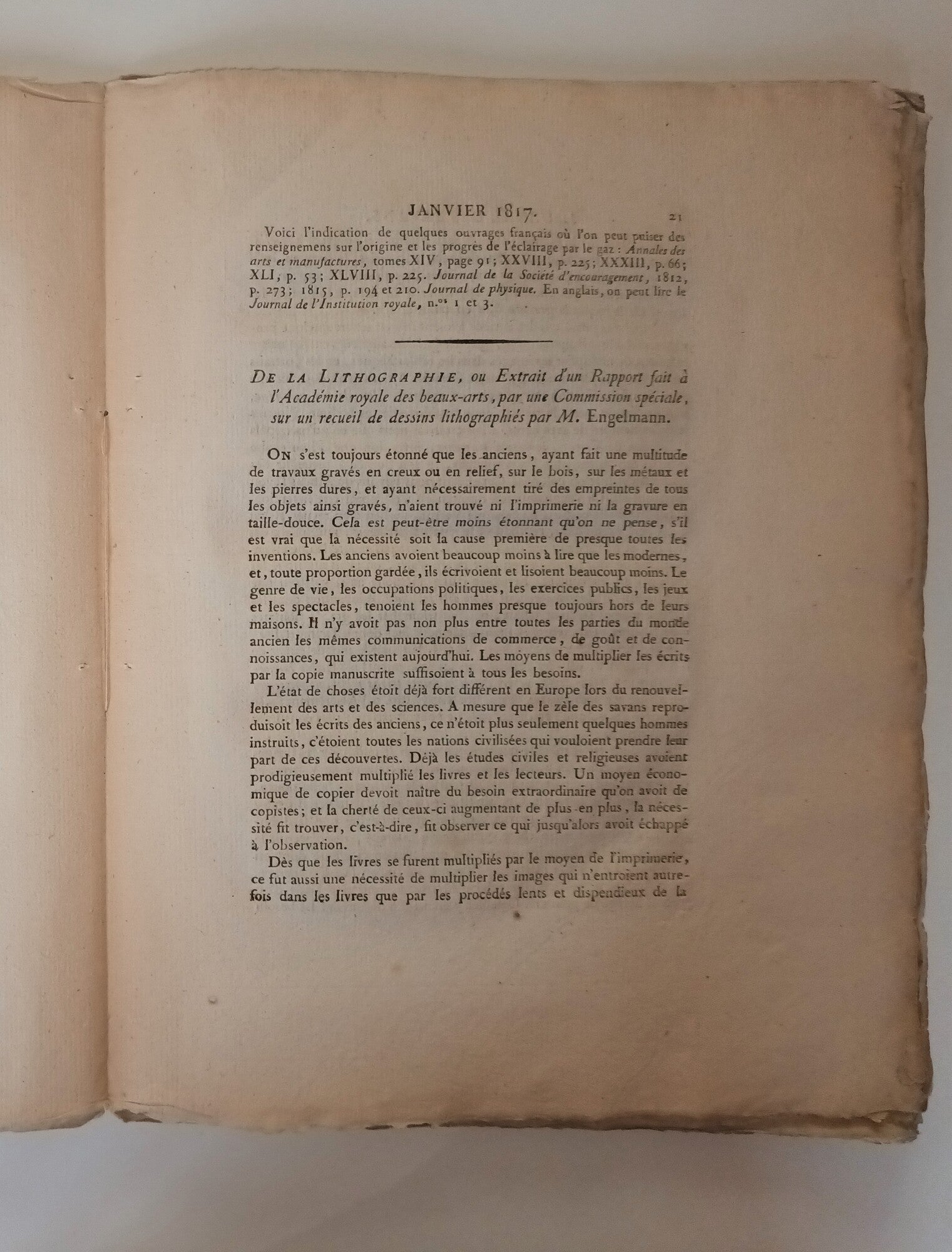 Le Journal des Savans (sic).1817.