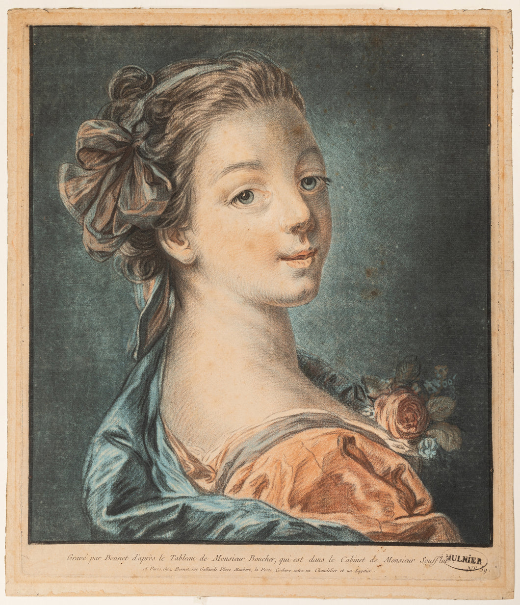 Portrait de femme (Mme Deshayes ?), vers 1769.